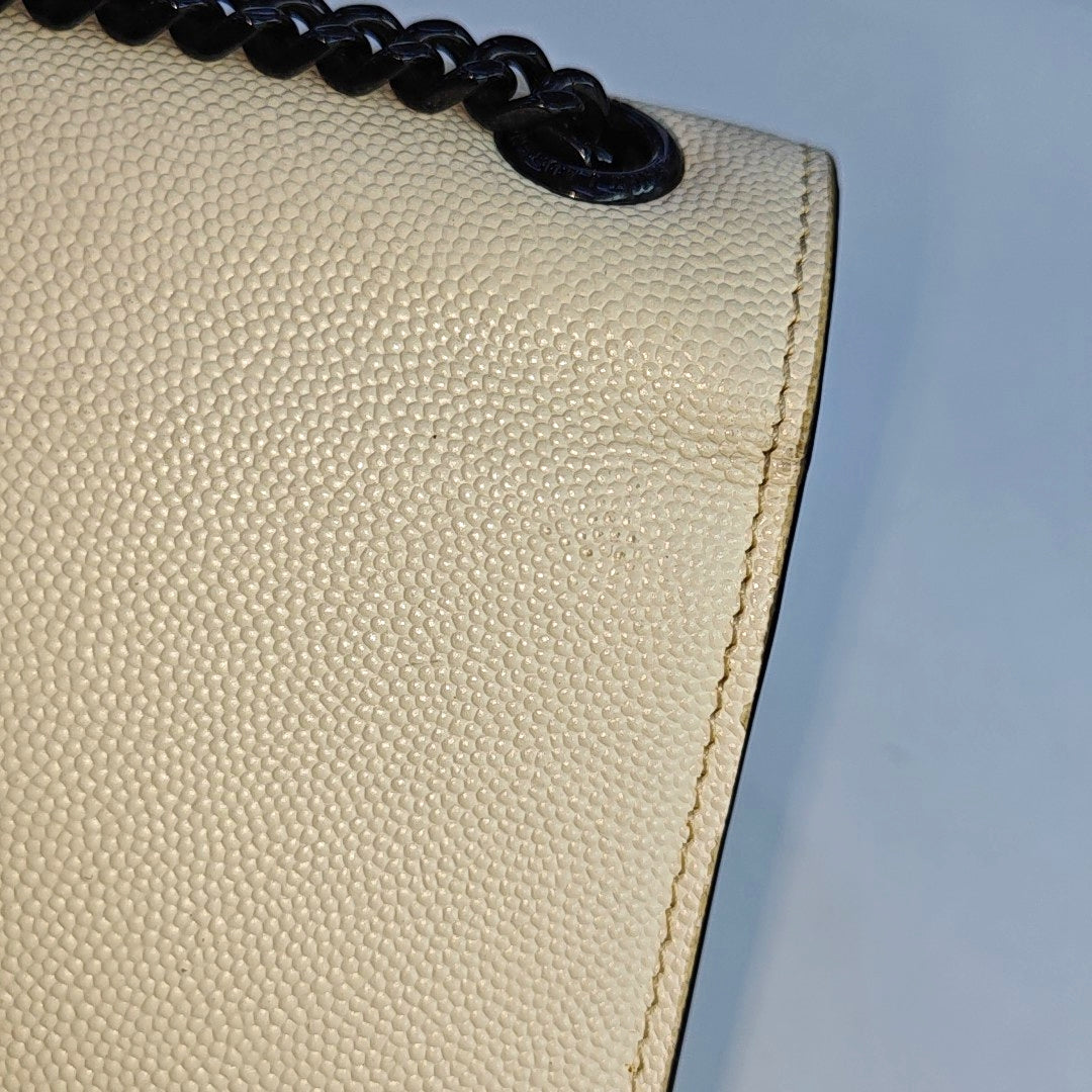 Authenticated pre-owned  KATE Medium Calfskin White - Shoulder Bag at Looply