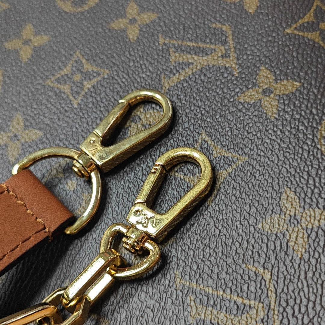 DAUPHINE MM Monogram Coated Canvas Brown