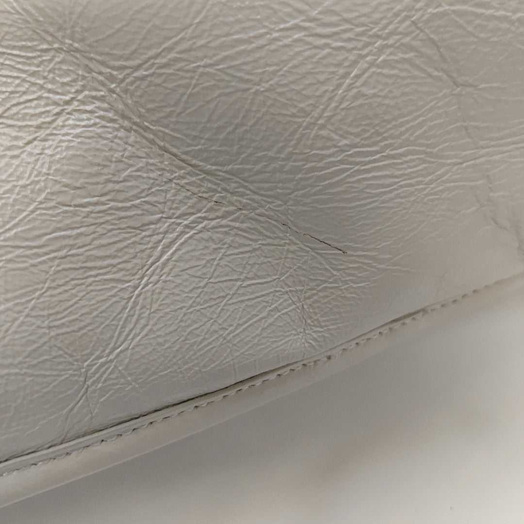 NIKI Medium Chevron Calfskin Gray