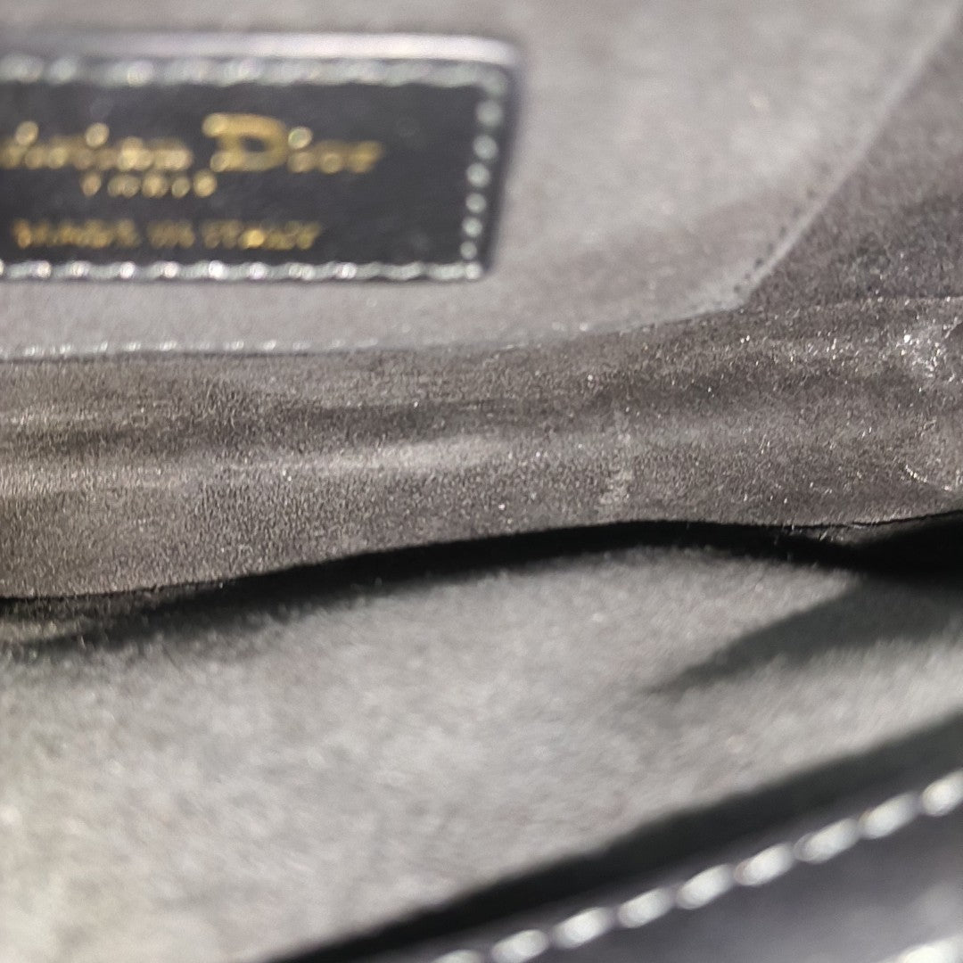 Dior Caro Mini Cannage Calfskin Black