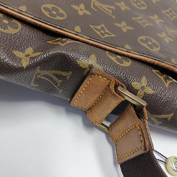 VALMY Monogram Coated Canvas Brown