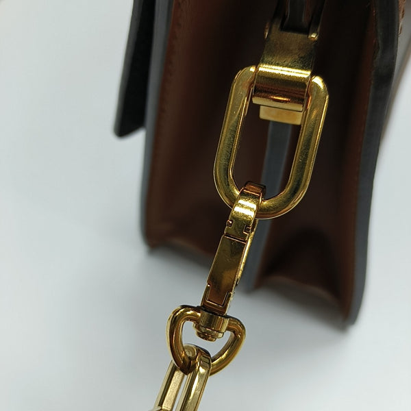 DAUPHINE MM Monogram Coated Canvas Brown