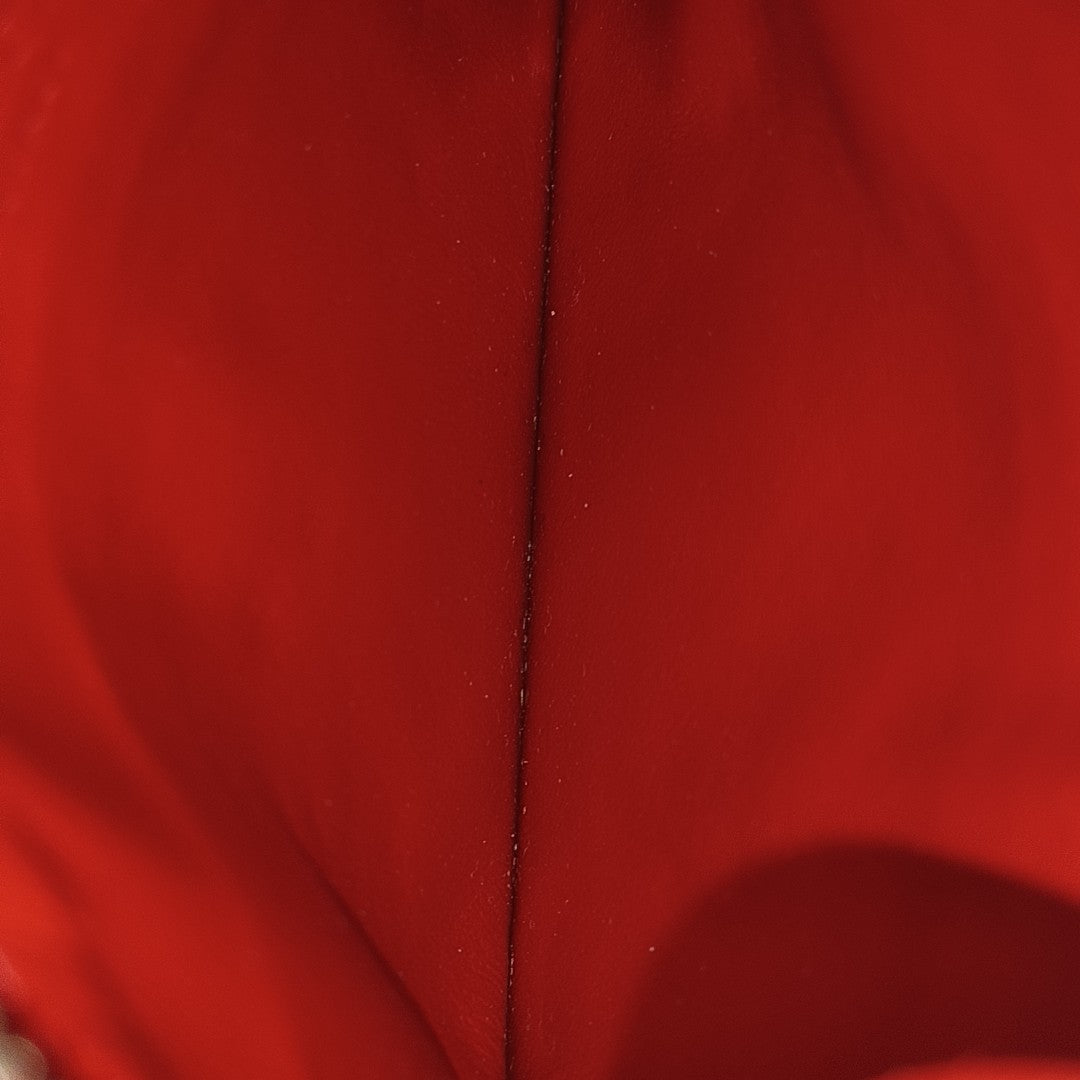 Lambskin Card Holder Red