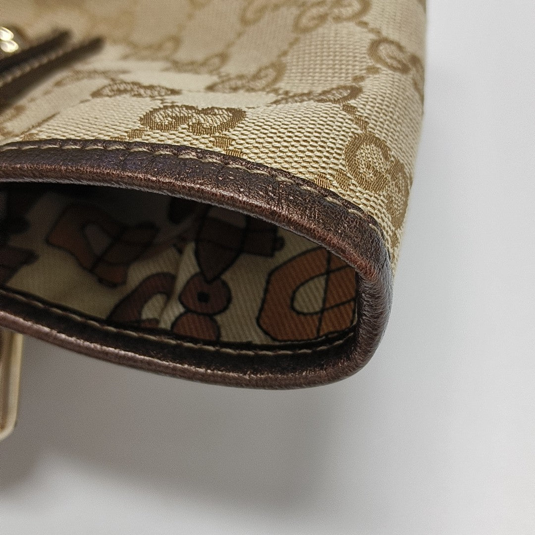 Monogram Canvas Tote Bag Beige