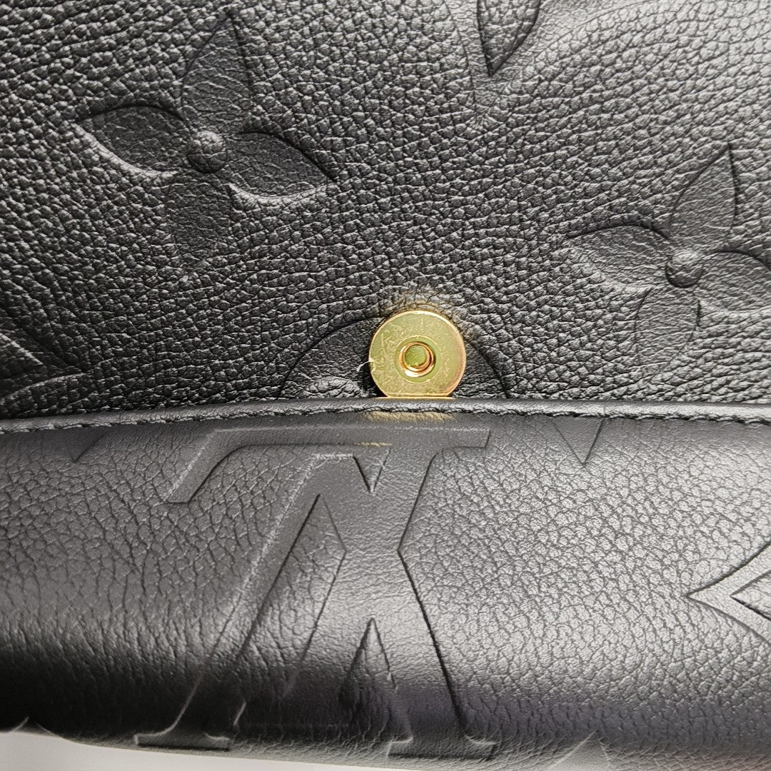 IVY Monogram Calfskin Black