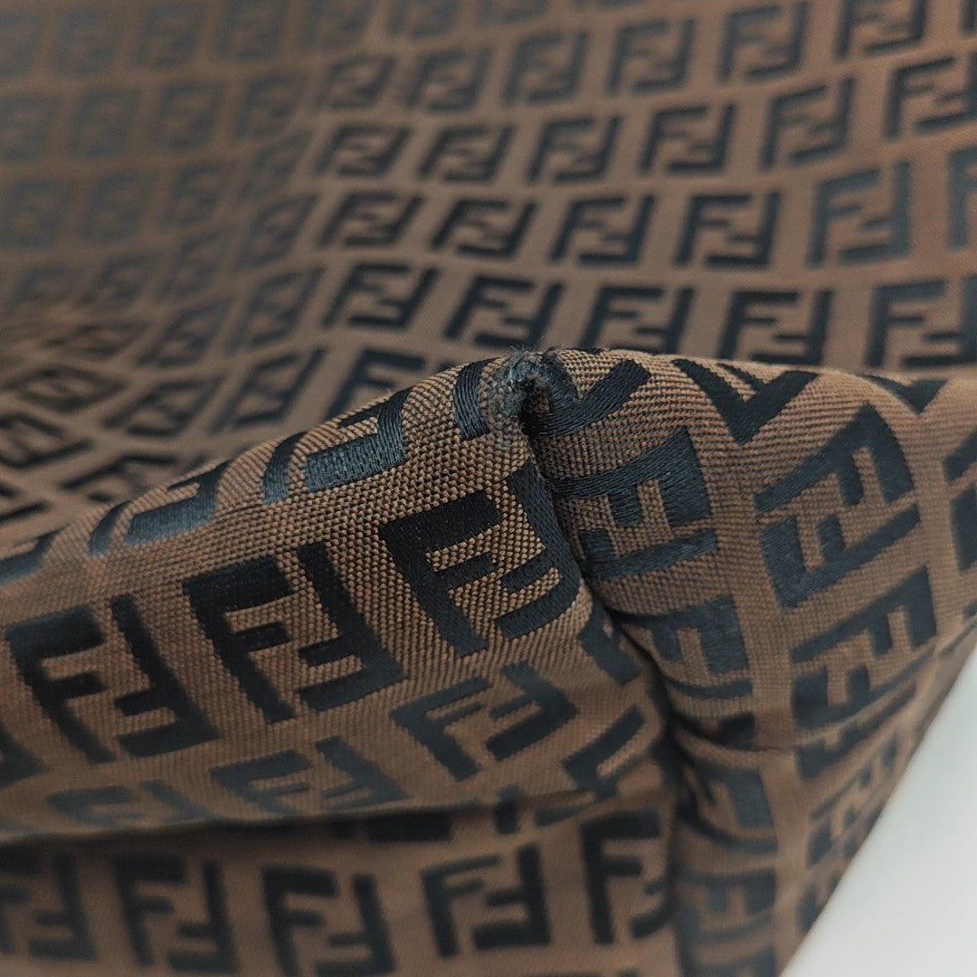 Canvas Top Handle Bag Brown