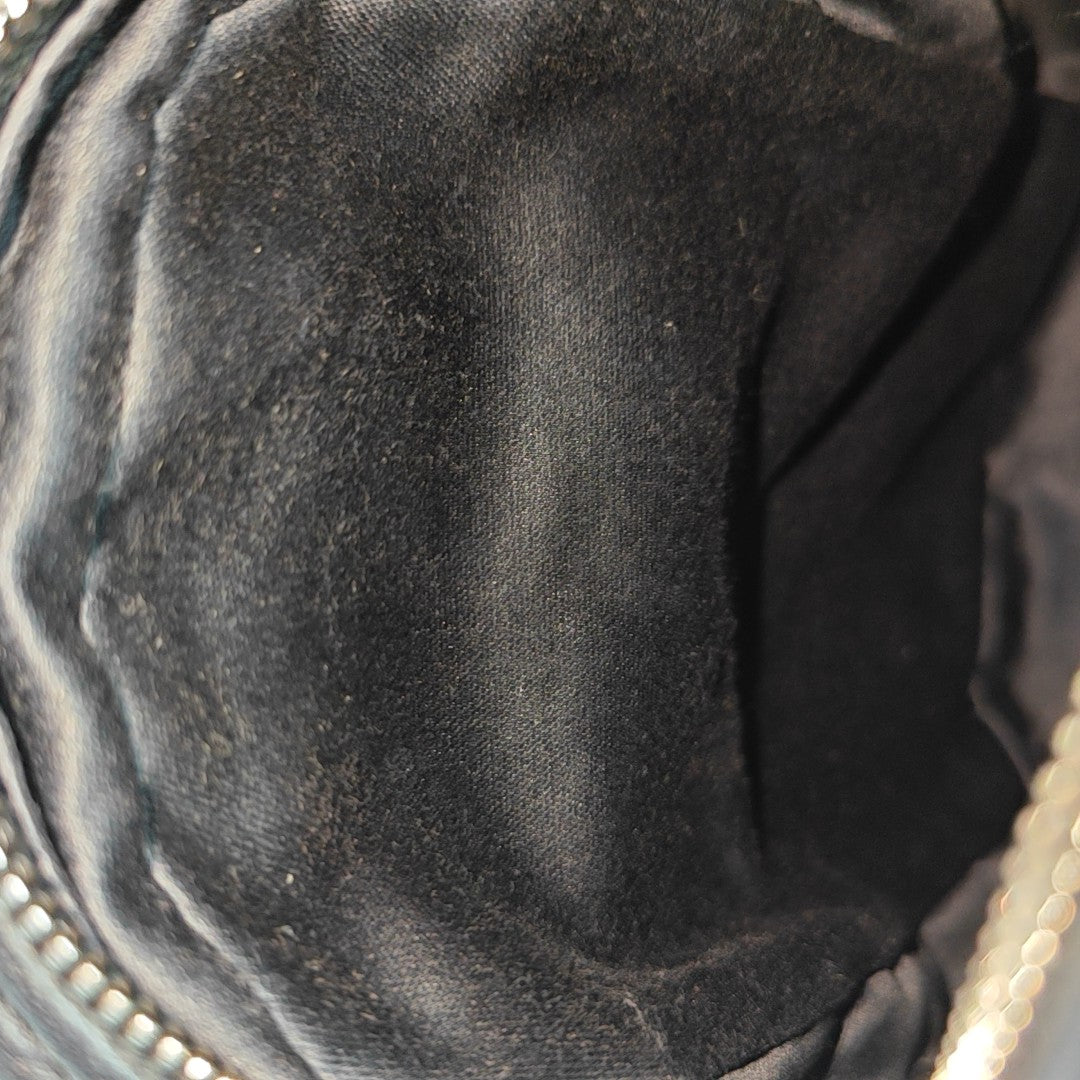 Matelassé Super Mini Quilted Lambskin Black