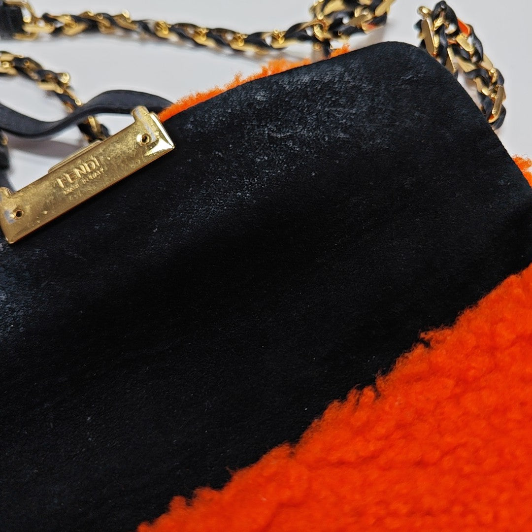 Baguette Mini Sheepskin Orange