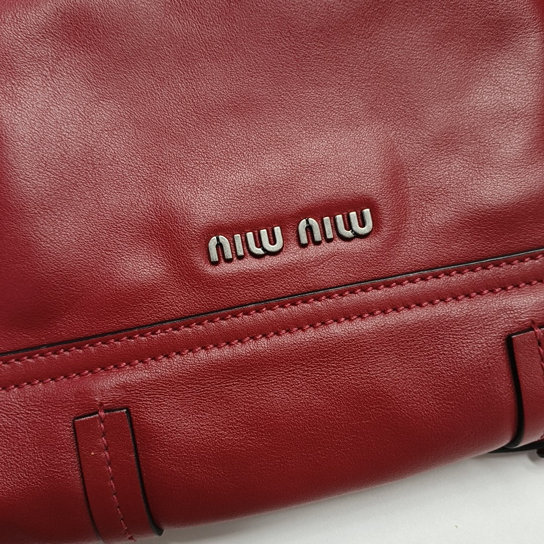 Grace Lux Calfskin Red
