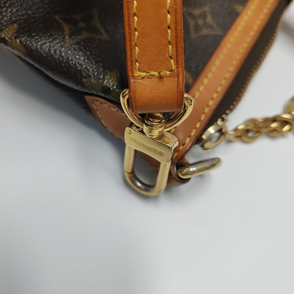 PALERMO PM Monogram Coated Canvas Brown