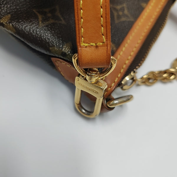 PALERMO PM Monogram Coated Canvas Brown