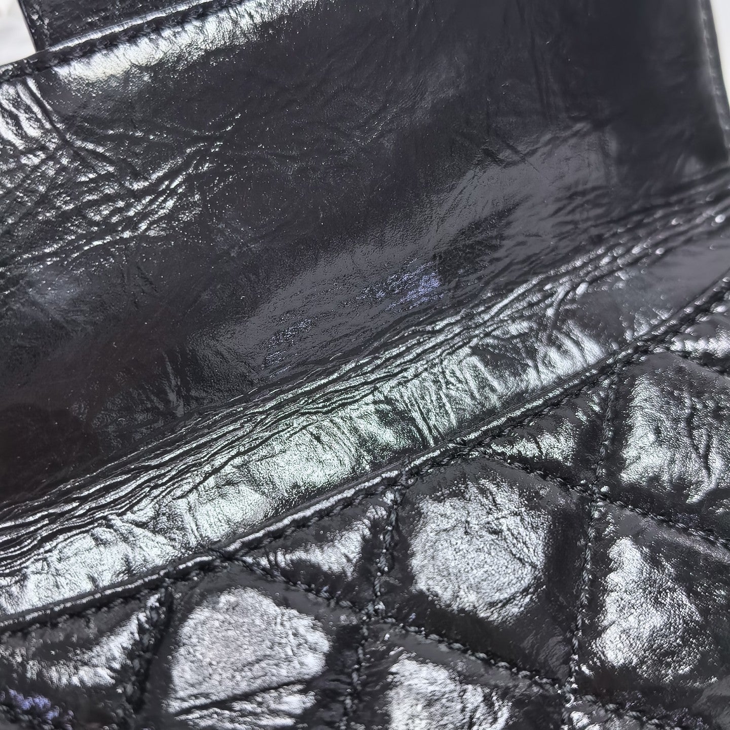 23C HOBO Small Quilted Calfskin Black