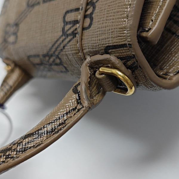 Hourglass Mini Coated Canvas Brown