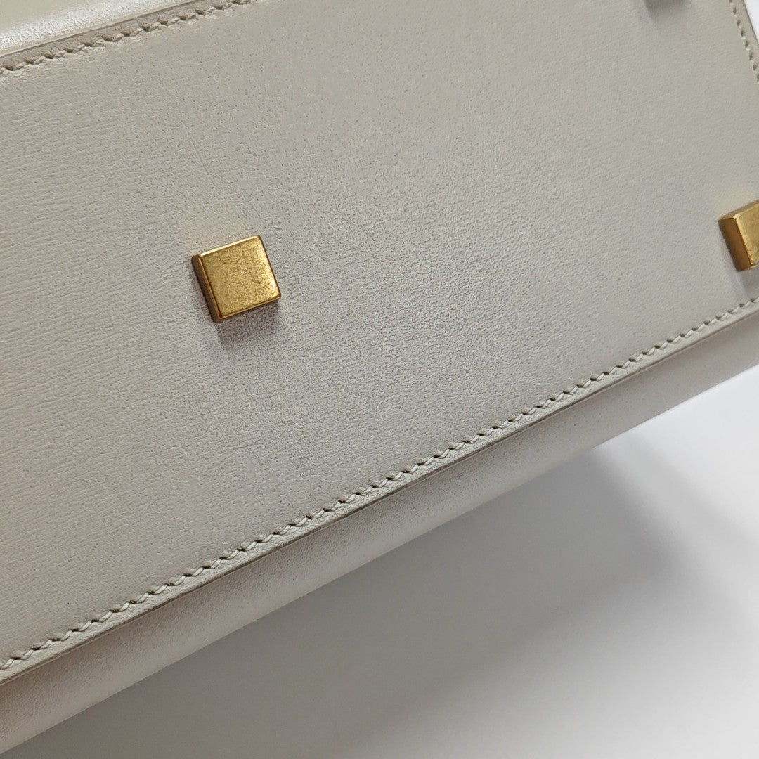 MANHATTAN Nano Calfskin White