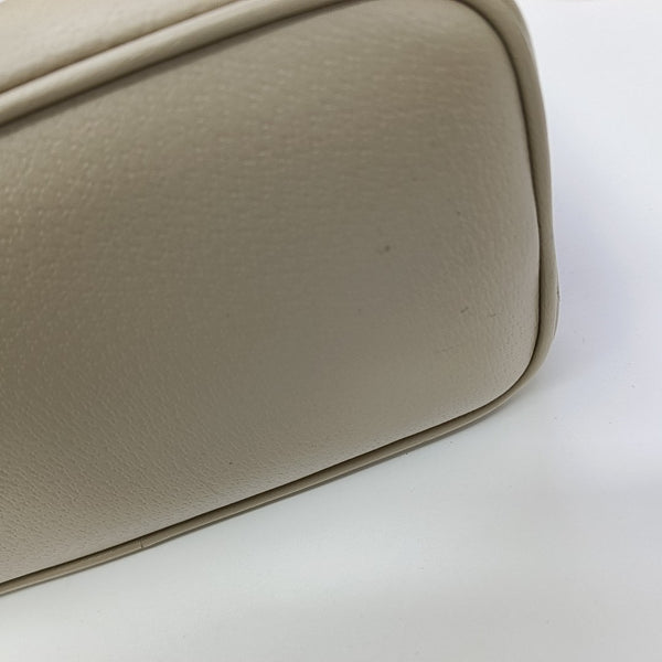 Monogram Coated Canvas Tote Bag Small Beige