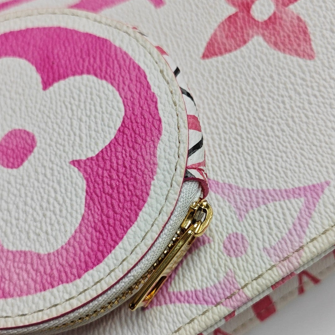 ONTHEGO PM Monogram Coated Canvas White