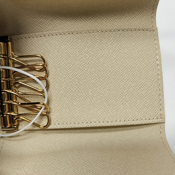 Damier Azur Coated Canvas Key Pouch White