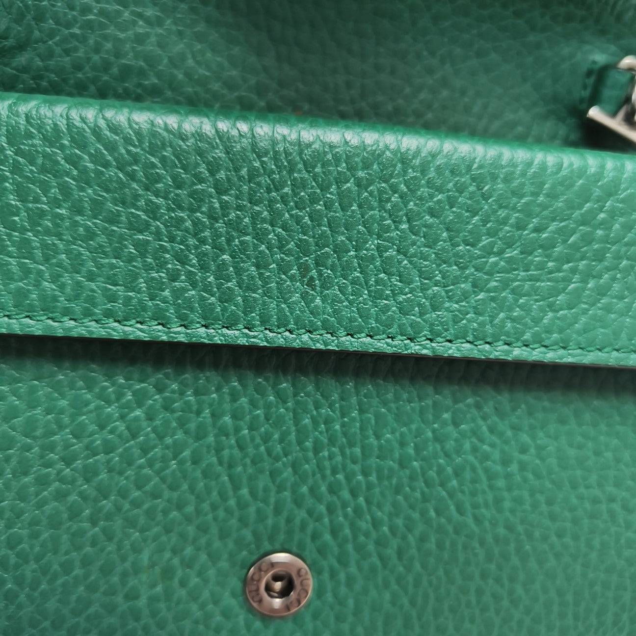 Dionysus Super Mini Calfskin Green