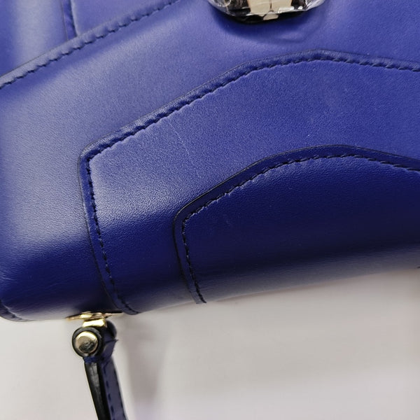 SERPENTI FOREVER Small Calfskin Blue
