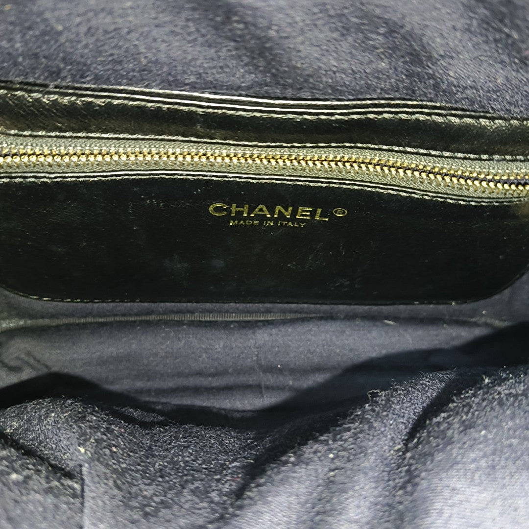 Vintage Puffy Lambskin Black