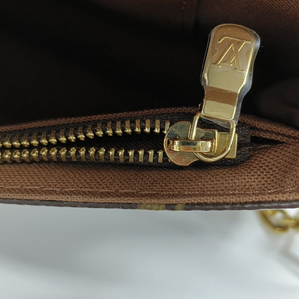 IVY Monogram Coated Canvas Brown