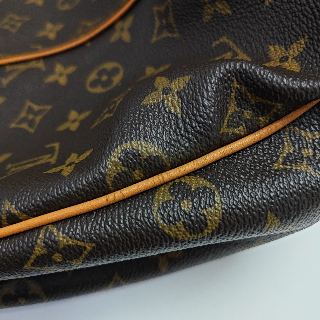 GALLIERA GM Monogram Coated Canvas Brown