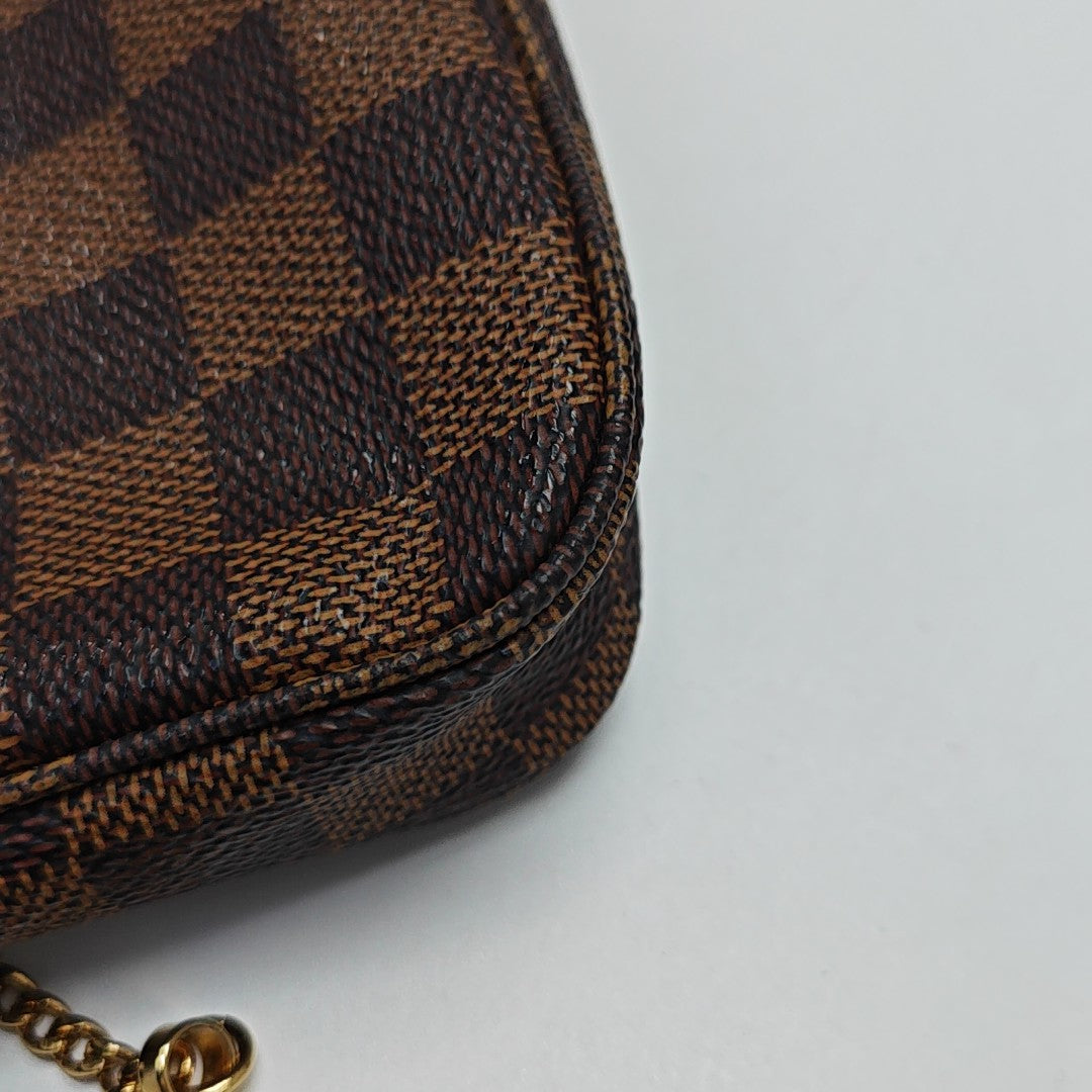 ACCESSOIRES Damier Ebene Coated Canvas Brown