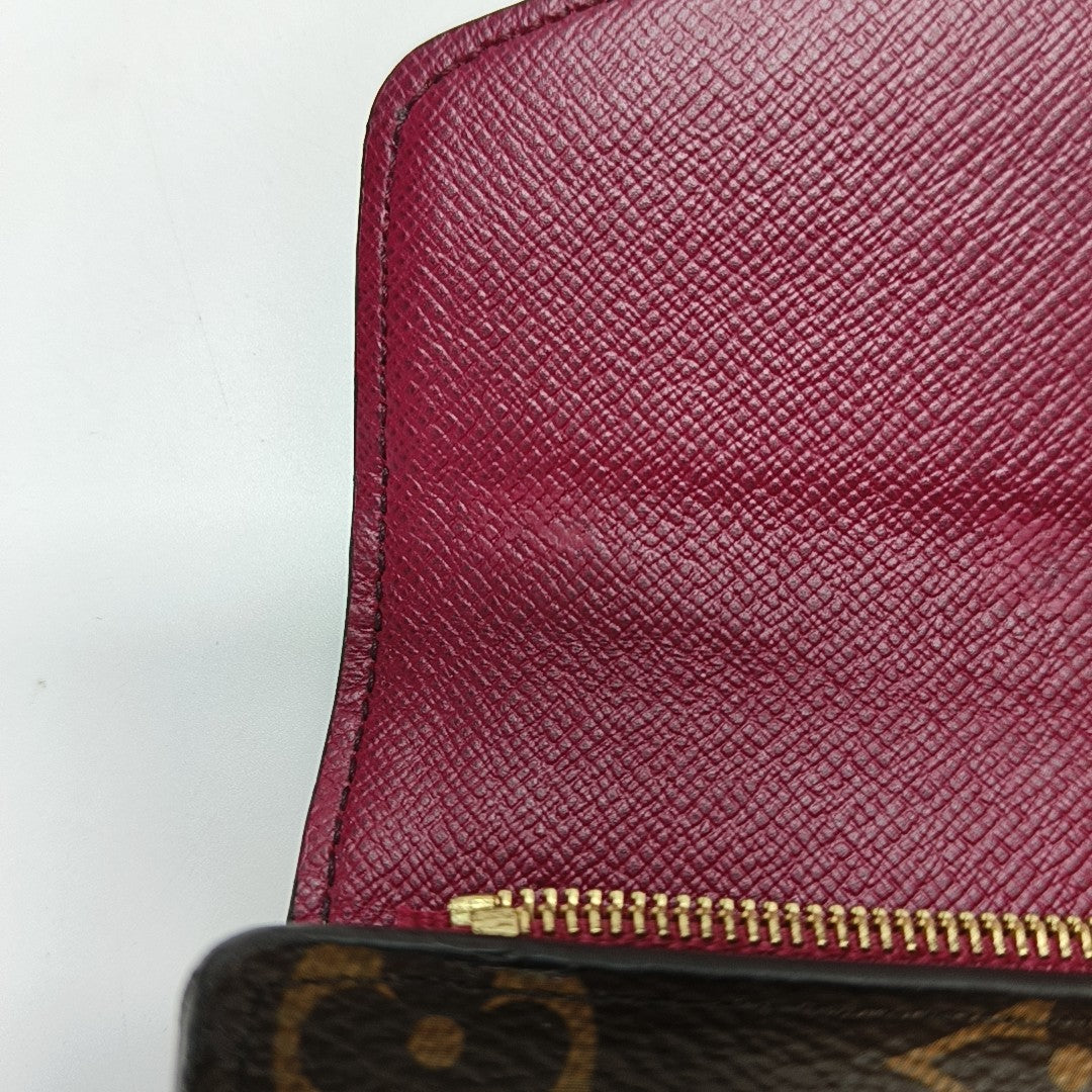 SARAH Monogram Coated Canvas Brown
