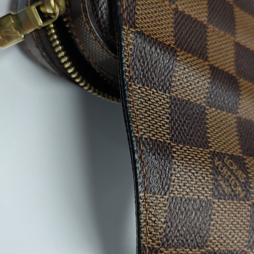 GÉRONIMOS Damier Ebene Coated Canvas Brown