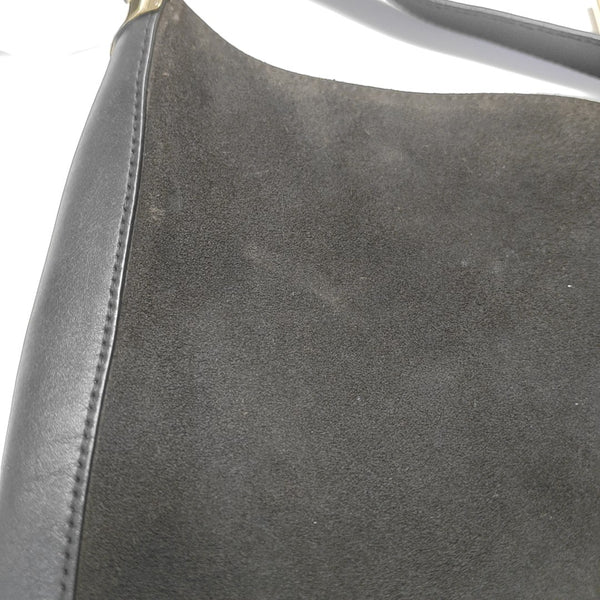 Suede Shoulder Bag Brown