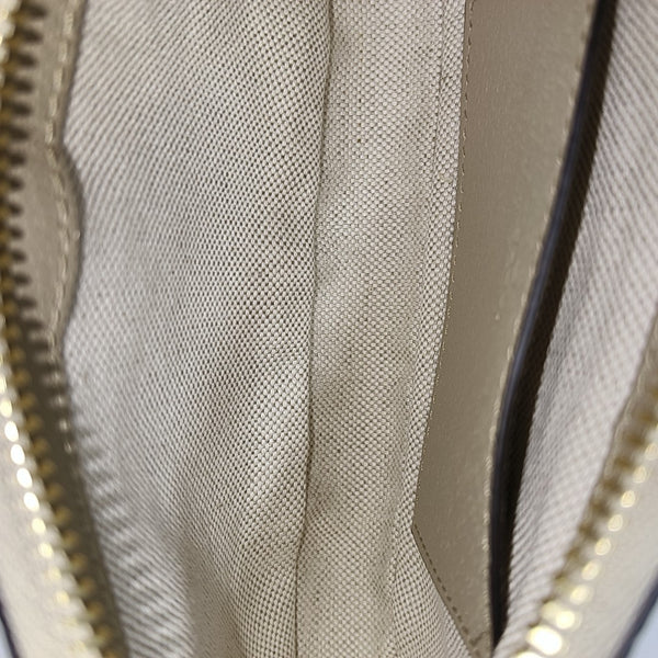 Ophidia Mini Monogram Coated Canvas Beige