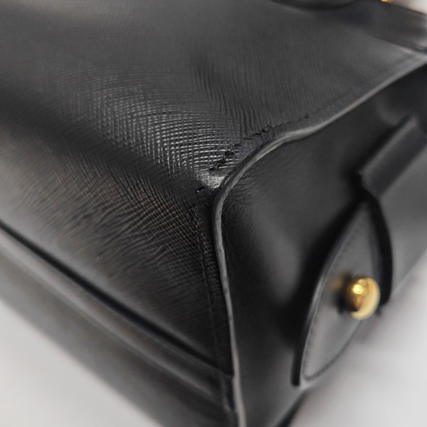 Esplanade Saffiano Calfskin Black