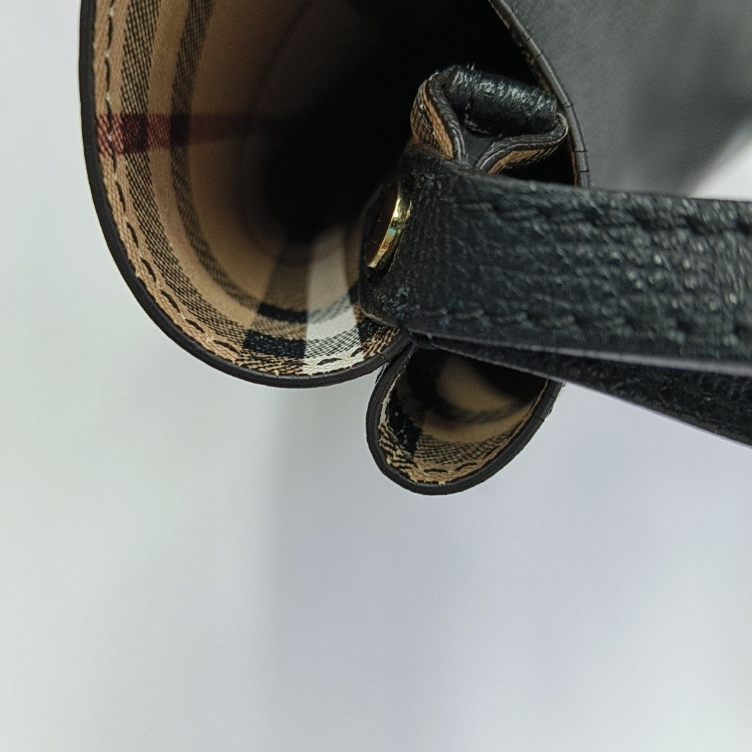 Calfskin Bucket Bag Black