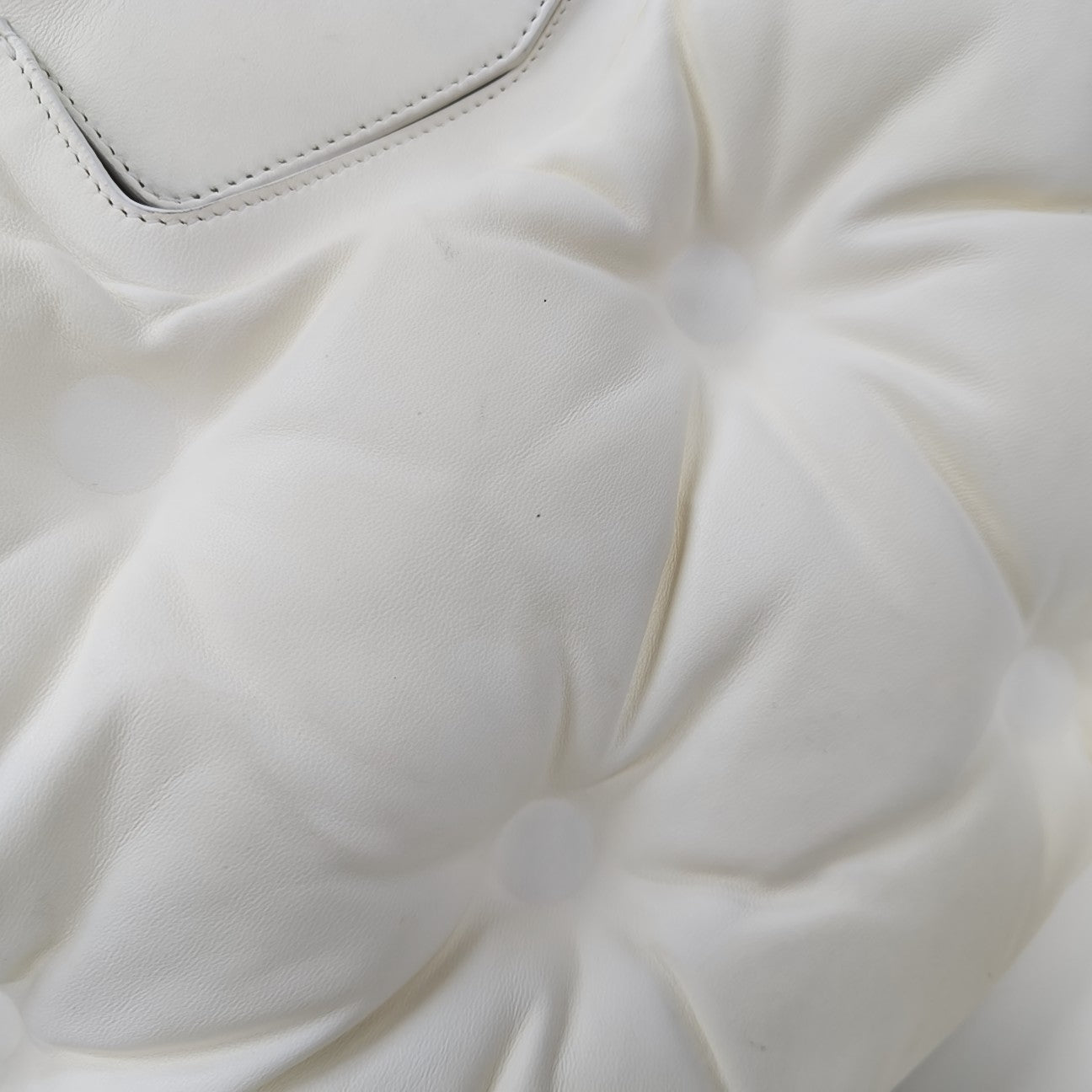 Lambskin Shoulder Bag White