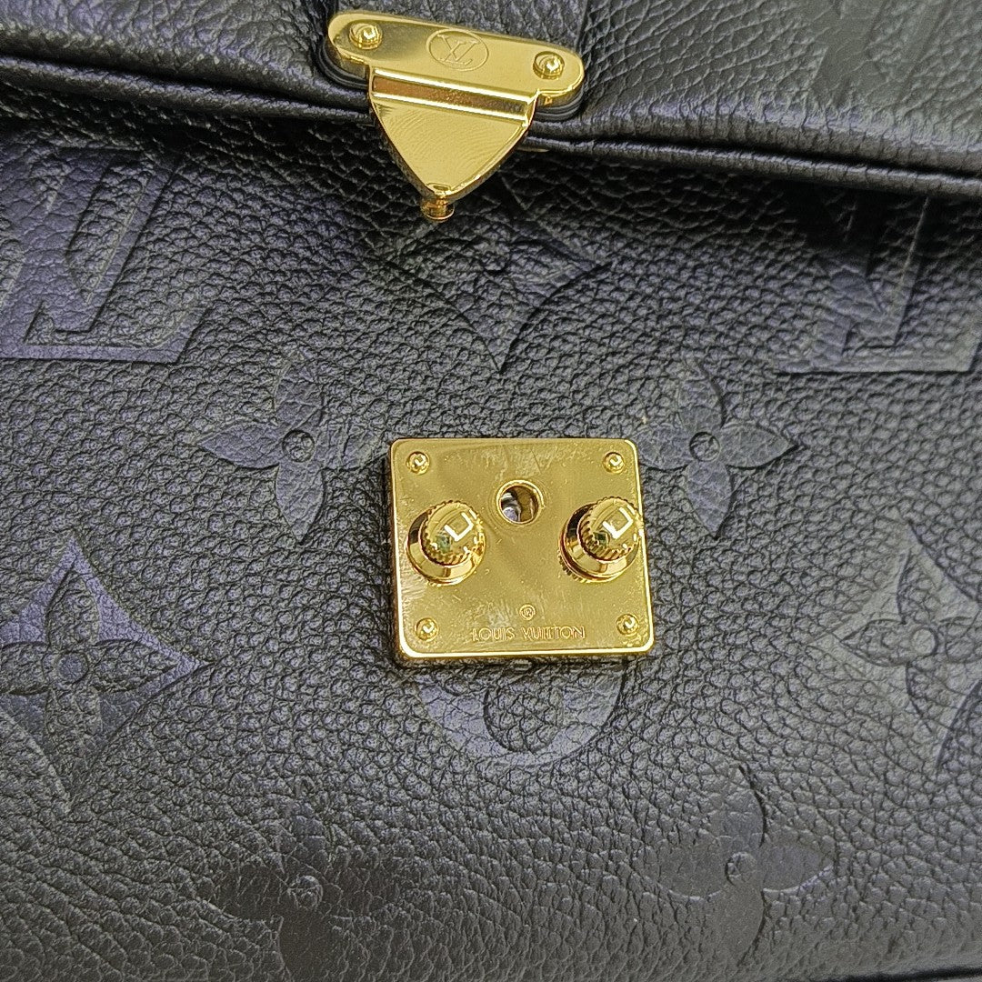 MADELEINE Nano Monogram Calfskin Black