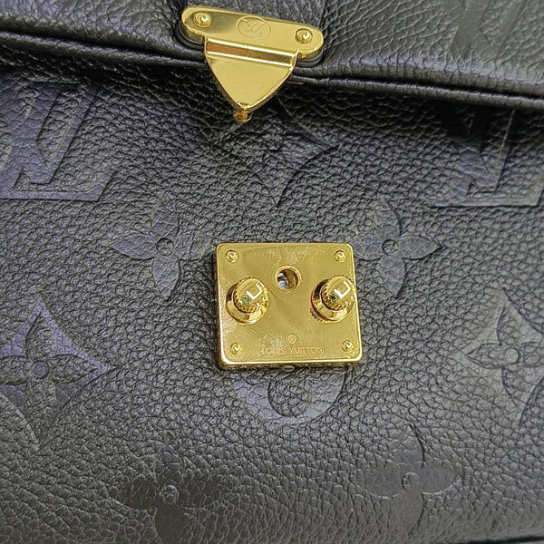 MADELEINE Nano Monogram Calfskin Black