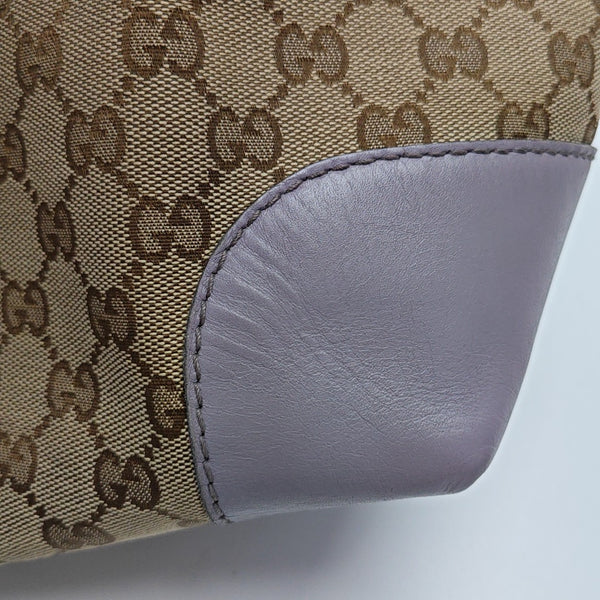 Monogram Canvas Tote Bag Brown
