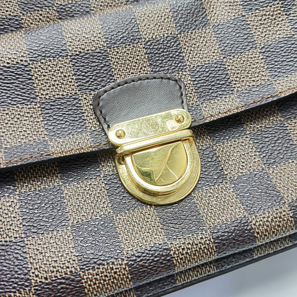 RAVELLO GM Damier Ebene Coated Canvas Brown