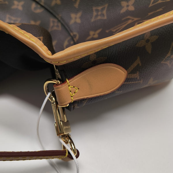 DIANE Monogram Coated Canvas Brown