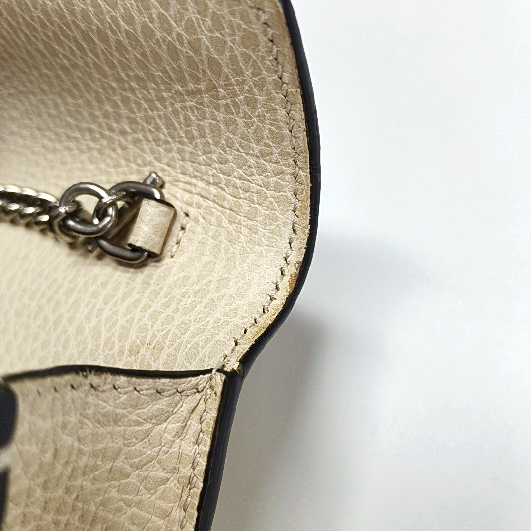 Authenticated pre-owned  Dionysus Super Mini Calfskin White - Crossbody Bag at Looply