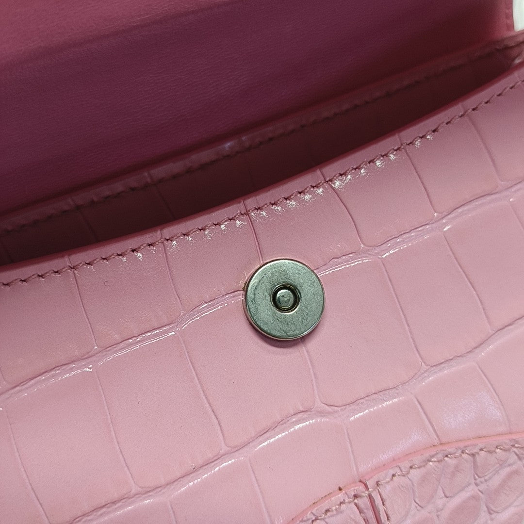 Calfskin Shoulder Bag Pink