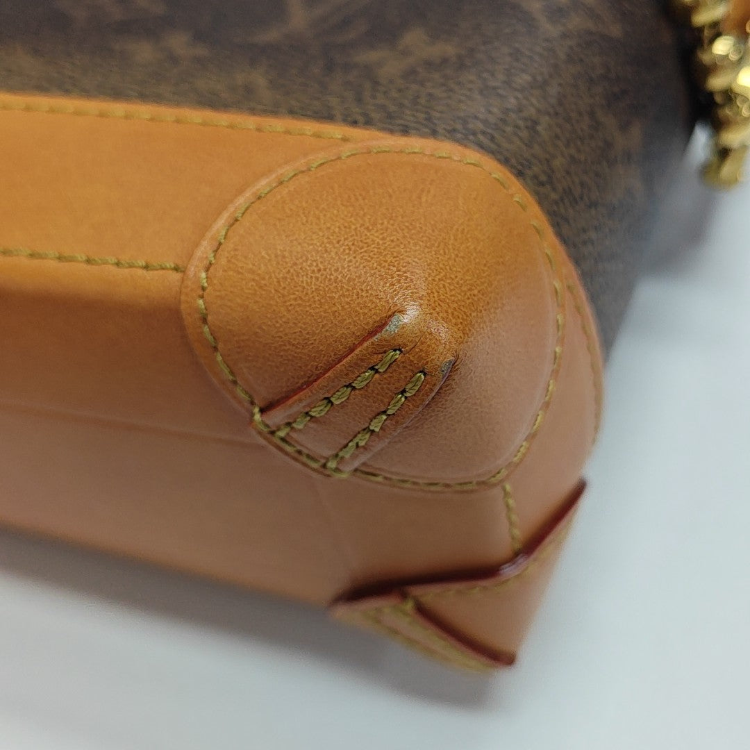 STEAMER Monogram Coated Canvas Brown