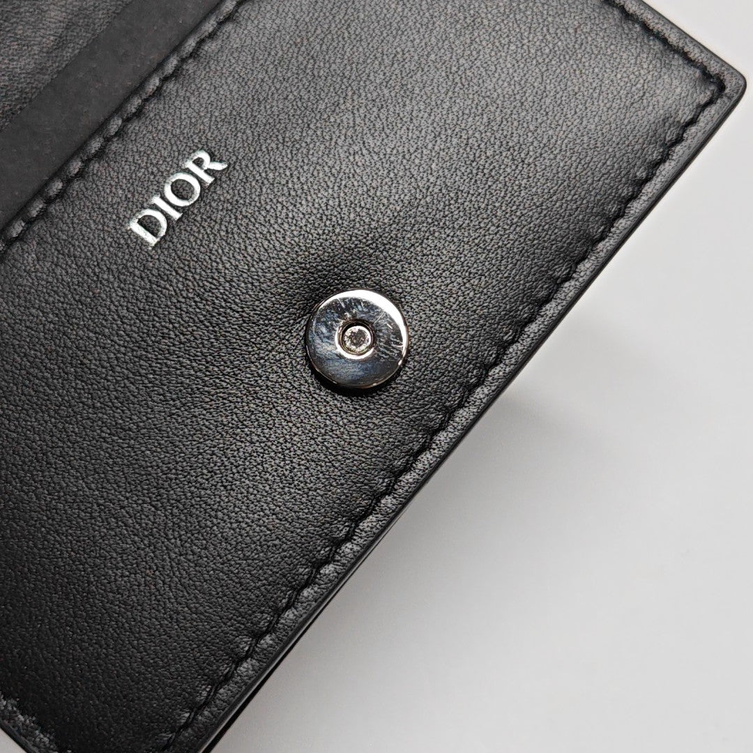 Calfskin Card Holder Black
