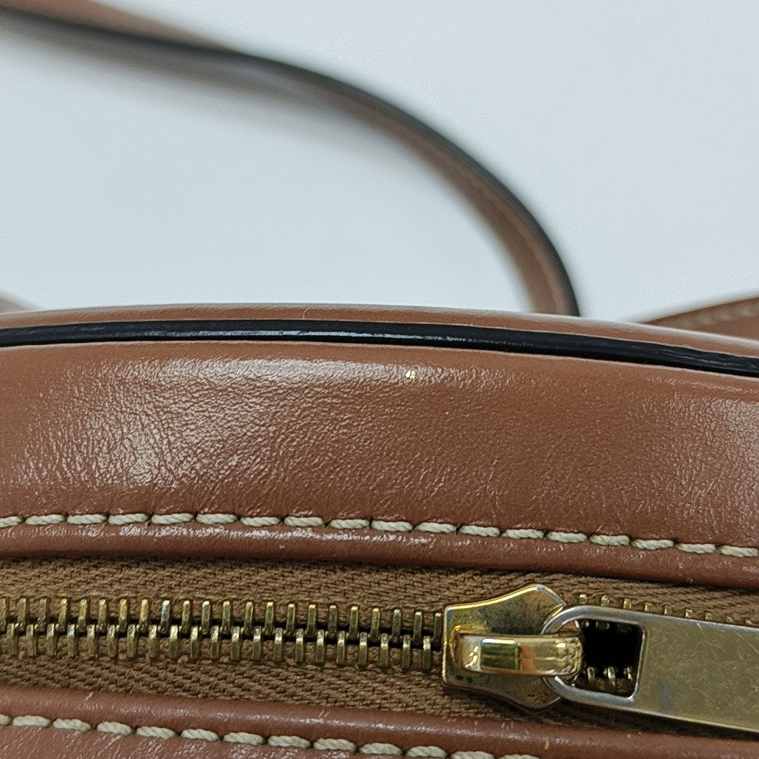 TRIOMPHE Small Calfskin Brown