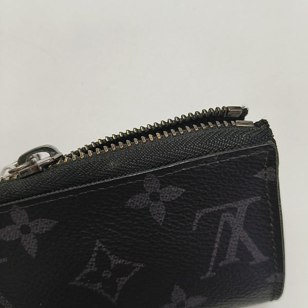 ZIPPY Monogram Coated Canvas Black Card Holder