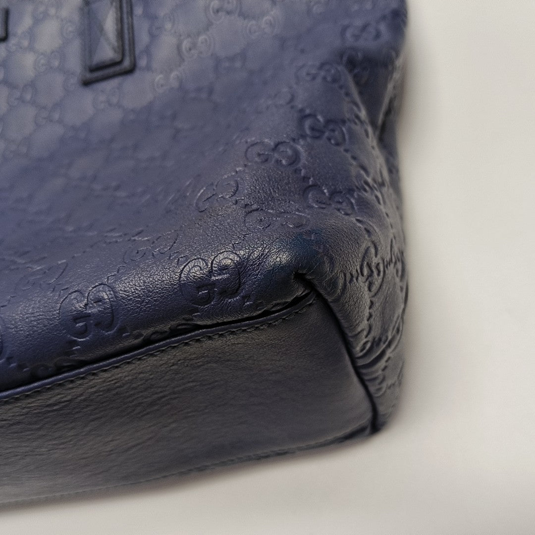 GG Imprime Monogram Calfskin Blue