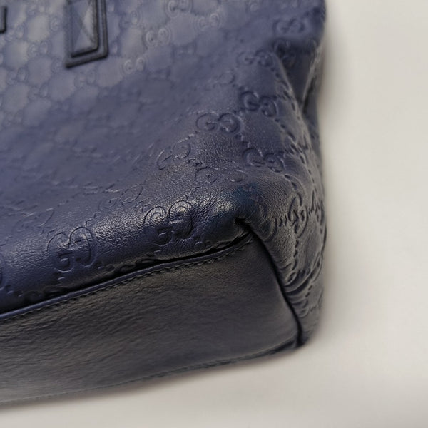 GG Imprime Monogram Calfskin Blue