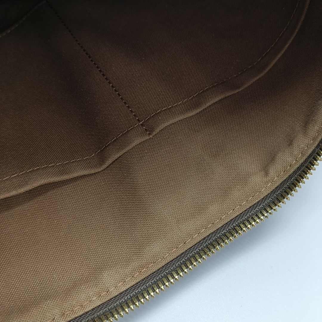 PALERMO PM Monogram Coated Canvas Brown