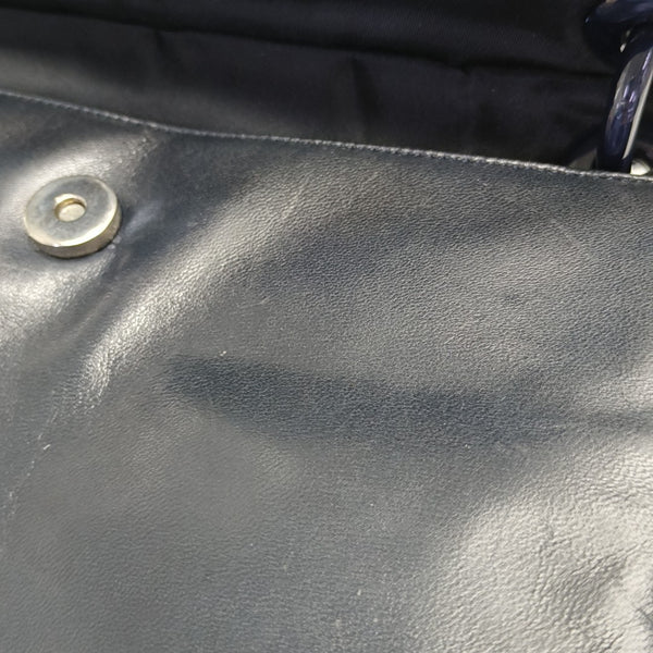 Calfskin Shoulder Bag Black