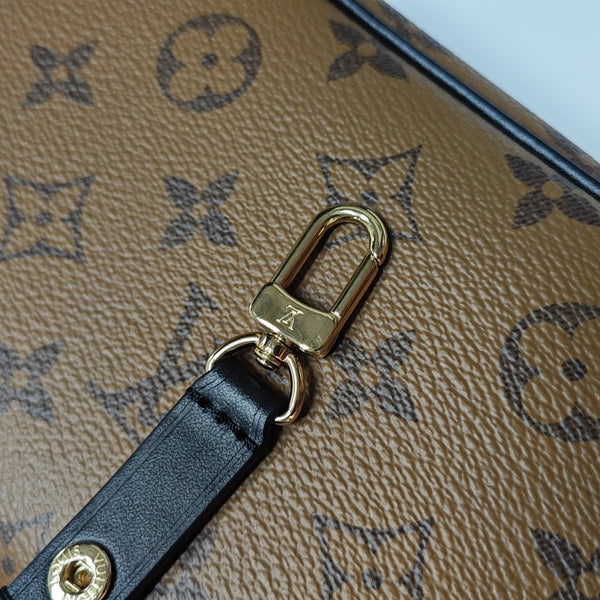 IVY Monogram Coated Canvas Brown